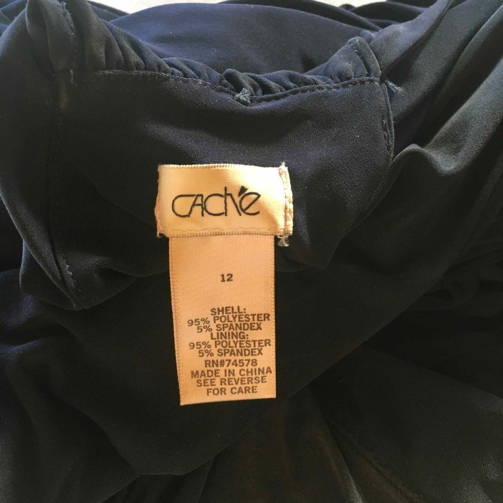Cache Navy Blue Dress - Picture 6 of 8